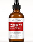 velona Hair Growth Formula - 4 oz | Castor, Amla, Jojoba, Argan, Rosemary, Peppermint, Tea Tree Oils, Vitamin E | Natural Mix with Organic Carrier and Essential Oils