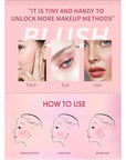 Blush Stick Set Matte Cream Blush Stick for (Set 01)