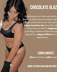 Chocolate Glaze Self-Tanning Mousse – Rich Medium Bronzed Foam | Streak-Free, Non-Sticky, Unscented | Instant Dark Chocolate Glow for Face & Body, With Natural Colour-Fix Technology
