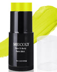MEICOLY Ogre Green Face Body Paint Stick,Elphaba Face Paint Makeup,Cream Face Paint for Disgust Goblin Demon Halloween SFX Special Effects Cosplay Makeup,Waterproof Eye Black Stick