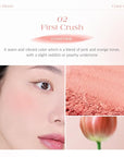 Dr.Althea Dear.A Fluffy Blush -An airy, long-lasting pressed First Crush)