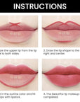 2-in-1Nude Pink Velvet Lip Liner & Lipstick Set Kit for Women, Matte Lips Kit with Lip Liner Lip Stains Long Lasting Waterproof 24 Hour Lipstick and Lip Liners Combo Lipliners Pencil Set 46