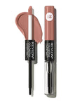 Revlon Liquid Lipstick with Clear Lip Gloss, ColorStay Overtime Lipcolor, Dual Ended with Vitamin E, 540 Unstoppable Nude, 0.07 Fl Oz