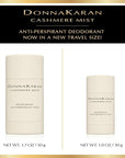 Donna Karan Cashmere Mist Anti-Perspirant Deodorant Stick for Women, Travel Size, 1.0 Oz.