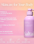 Saltair Body Wash, Island Orchid 2-Pack. Moisturizing Body Cleanser with Monoi Oil and Cupuacu Butter. Luxury Shower Gel for Women and Men. Vegan, Cruelty-Free, Paraben-Free. 2x 17oz Pump Bottles