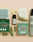 Kitsch Rosemary Oil for Hair Growth – Hair Oil with Biotin, Castor & Jojoba – Pre-Wash Scalp oil for Hair Care – Lavender Scent – 10mL