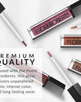 Flori Roberts Mineral Base Lip Shine, Vibrant Lip Gloss Makeup for Women of Color or Deeper Skin Tones, Non-Sticky, Long Wear High Shine Finish