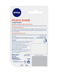 Nivea Lip Balm - Fruity Shine PEACH -Pack of 1