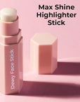 MCoBeauty Dewy Face Stick, Pearlescent, Natural Looking Glassy-Glow, Face