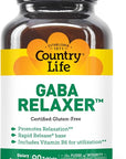 Country Life Gaba Relaxer, Rapid Release - 90 Tablets