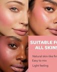 Cream to Powder Blush Stick, High Impact Color, Moisturizing Face Makeup (01#, 1 Count (Pack of 1))