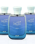 RASASI Hawas Ice EDP 100ML (3.4 OZ) | Long Lasting, Exquisite, Luxurious, Arabian Scents. (PACK OF 3)