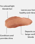 Four Reasons Color Mask - Vanilla Blonde - (27 Colors) Color Depositing Conditioner, Toning Treatment, Tone & Enhance Color-Treated Hair - Semi Permanent Hair Dye, Vegan and Cruelty-Free, 6.76 fl oz