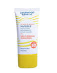 Seaweed Bath Co. Smooth & Protect Invisible Mineral SPF 50 Zinc Oxide Face Sunscreen Gel, 1.7 Oz., Unscented Lightweight Facial Moisturizer Primer