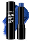 BADCOLOR Blue Face Body Paint Stick Eye Black, Royal Blue Face Painting for Softball Football Baseball Lacrosse, Professional Facepaint Makeup for Halloween Special Effects Cosplay Costume Parties