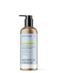 ATTITUDE Gentle Volumizing Conditioner for Sensitive Skin with Oats, Dermatologically Tested, Vegan, Unscented, Aluminum Bottle, 16 Fl Oz