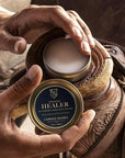 Caswell-Massey Healer All-Purpose Salve, Soothing Hand Cream with Beeswax & Orange, Cedarwood & Rosewood Oils, For Hands, Cuticles & Lips, Made in USA, 1.5 Oz