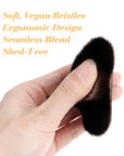 2 Pcs Self Tanning Brush Sunless Body Tanner Brushes Fake Tan Leg Makeup Foundation Brush Fine Cosmetic Application Tool for Blending Tanning Mousse Kabuki Face Spray