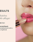 Winky Lux Glimmer Balm, pH Lip Balm, Color Changing Lipstick and Tinted Lip Balm, Vegan & Cruelty Free, Hydrate & Plump, Pink Shimmer Lipstick, Rose