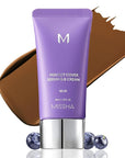 MISSHA M PERFECT COVER SERUM BB CREAM No.45 Deep Mocha- Deep with Cool Undertone, Skin Tint, Tinted Moisturizer, Skin Care Foundation Makeup, Superfood Complex, Glass Skin, Korean Makeup, 1.18 Fl oz