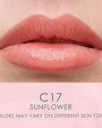 CATKIN Tinted Lip Balm Sheer Lip Stain Ultra Hydrating Lip Moistrurizer Lip Care with Vitamin E Nourishing For Cracked & Dry Lips 0.12 oz C17 SUNFLOWER - Coral