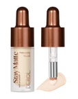 Foundation Makeup,Soft Beige Full Coverage Foundation Makeup(Built-in brush)Vegan Face Makeup(01#)