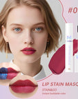 Matte Lip Gloss Peel Off Masque - Peel Off Lip Stain Tattoo, Mauve Peel Off Lip Tint,Long Lasting Waterproof Transfer-proof Lip Mask Lip Stain Peel Off Lip Gloss,Stay Lip Makeup 05#