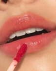 ETUDE Glow Fixing Tint #3 Dewy Fig | Non-sticky Glossy Shine Lip stain | Fills up with comfortable moisture | Tinting for dry lips