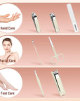 Nail Clippers Set 7 Pieces Stainless Steel Professional Grooming Kits, Fingernail and Toenail Clipper Cutters with Luxurious Travel Case Nail Care Tools Manicure Pedicure Kit