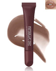 Tinted Lip Balm-1Pcs Brown Peptide Hydrating Lip T