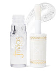 Juvia's Place Magic Lip Oil - White Peach - Smooth, Hydrating w/Vitamin E for Soft, Glossy, Juicy Lips - Infused with Fruit Extracts - Tinted, Shimmering, Lightweight & Non-sticky Lip Oil for Summer