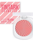 Cheeky Blush Compact for Face Cheeks, Talc Free Blusher Palette, Matte Powder Makeup, Natural Healthy, Mauve Pink Magenta Peach Red, Vegan Cruelty Free