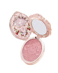 Flower Knows Strawberry Rococo Embossed Blush;Pink Matte Finish;Buildable & Blendable Powder Blush for cheeks,Natural Flush for All Skin Tones(03 Classic Ballet, 5g)