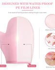 SATINIOR 4 Packs Self Tanning Mitt Applicators Double Sided Sunless Tanning Mittens Reusable Applicator Mittens Tanner Gloves with Thumb(Pink)