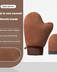 2 pieces tanning mitts self tanner for back tan face self tanner set tanning gloves for self tan lotion applicator