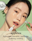 NOONI Korean Hydrating Lip Oil - Appletea | Long-Lasting, Moisturizing, Plumping, Revitalizing for Dry Lips, Waterproof, No Peel Off, Hydrating, Nourishing Crystal Clear, 0.12 FL Oz
