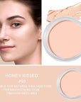 Kaely Cream Pot Concealer Full Coverage Makeup Set, Under Eye Brightener Color Correcting Concealer for Dark Circles, Waterproof Foundation Palette with Brush, Eye Ring Corrector de ojeras, 02