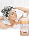 Ginger Lily Farms Botanicals Moisturizing Shampoo for All Hair Types, Coco Mango, 100% Vegan & Cruelty-Free, Coconut Mango Scent, 12 Fl Oz