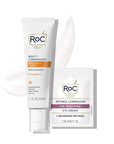 RoC Multi Correxion Revive + Glow Vitamin C Broad Spectrum SPF 30 Moisturizer (1.7 oz) with Retinol Eye Cream Packette