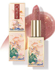 CATKIN Tinted Lip Balm Glitter Lip Stain Ultra Hydrating Lip Moistrurizer Lip Care with Vitamin E Nourishing For Cracked & Dry Lips 0.12 oz C15 Destiny - Wine Red