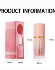 AKARY Mousse Liquid Blush, Soft Cream Makeup Blush, Cheek Tint(06#Mystery)