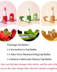 6 PCS Hydrating Lip Balm Aloe