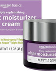 Amazon Basics Triple Replenishing Moisturizer, Night Cream, 1.7 Ounces, 1-Pack