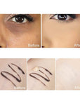 Waterproof Full Coverage Concealer With Primer Sponge Set, (0.2Fl, Natural)