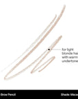 Morphe Micro Dual Eyebrow Pencil - Dual-Ended Brow Pencil Featuring a Retractable, Ultra-Precise, Pointed Tip - Richly Pigmented, Smooth-Gliding, Long-Lasting Wax Formula - Macadamia (0.003 oz)