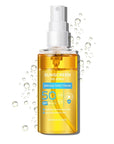 SPF Oil Sunscreen Spray,SPF Glow Oil Sunscreen Mist,Broad Spectrum Sunscreen Protection Oil Sunscreen Spray,SPF 50 PA++++,Hydration Body Sunscreen Oil Skin Sun UVA/UVB Protection 100ML