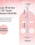 Melodysusie 50 pcs nail drill