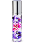 Blossom Roll on Lip Gloss, Scented Clear High Shine Moisturizing Lip Oil, Non Sticky, Infused with Real Flowers, Made in USA, 0.2oz, Lychee