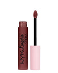 NYX PROFESSIONAL MAKEUP Lip Lingerie XXL Matte Liquid Lipstick - Deep Mesh (Deep Chocolate Brown)
