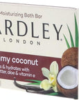 Yardley Creamy Coconut Bath Bar, 4.25 oz Pack of 8